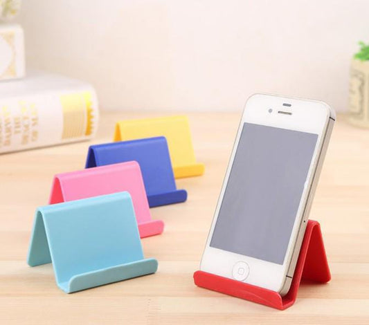 Mobile Phone Holder | Mini Desktop Mobile Stand | Fixed Holder Shelf for Phone