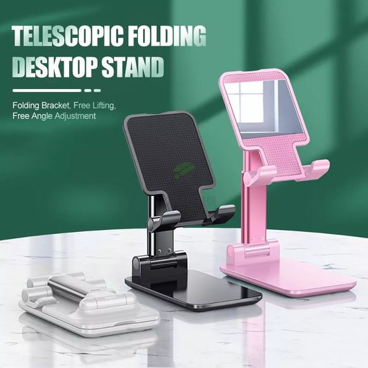 Folding Desktop Phone Stand | Telescopic Folding Desktop Stand | Phone Stand and Holder