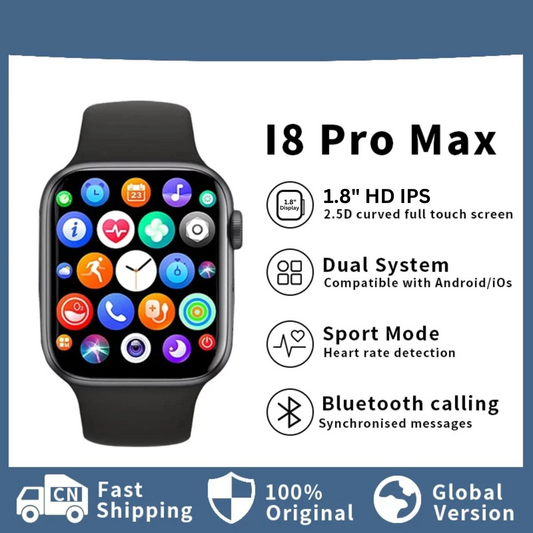 i8 Pro Max Smart Watch | 1.77 Inch Screen Size | Sports Watch